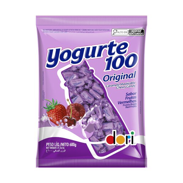 Hovedbilde DORI Yogurte 100 Bala Frutas Vermelhas 600g