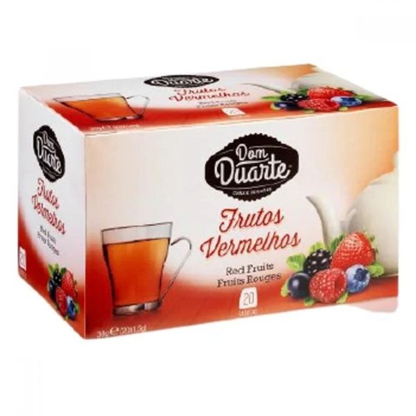 Hovedbilde CHÁ Frutos Vermelhos - Røde Bær Dom Duarte 20 Teposer